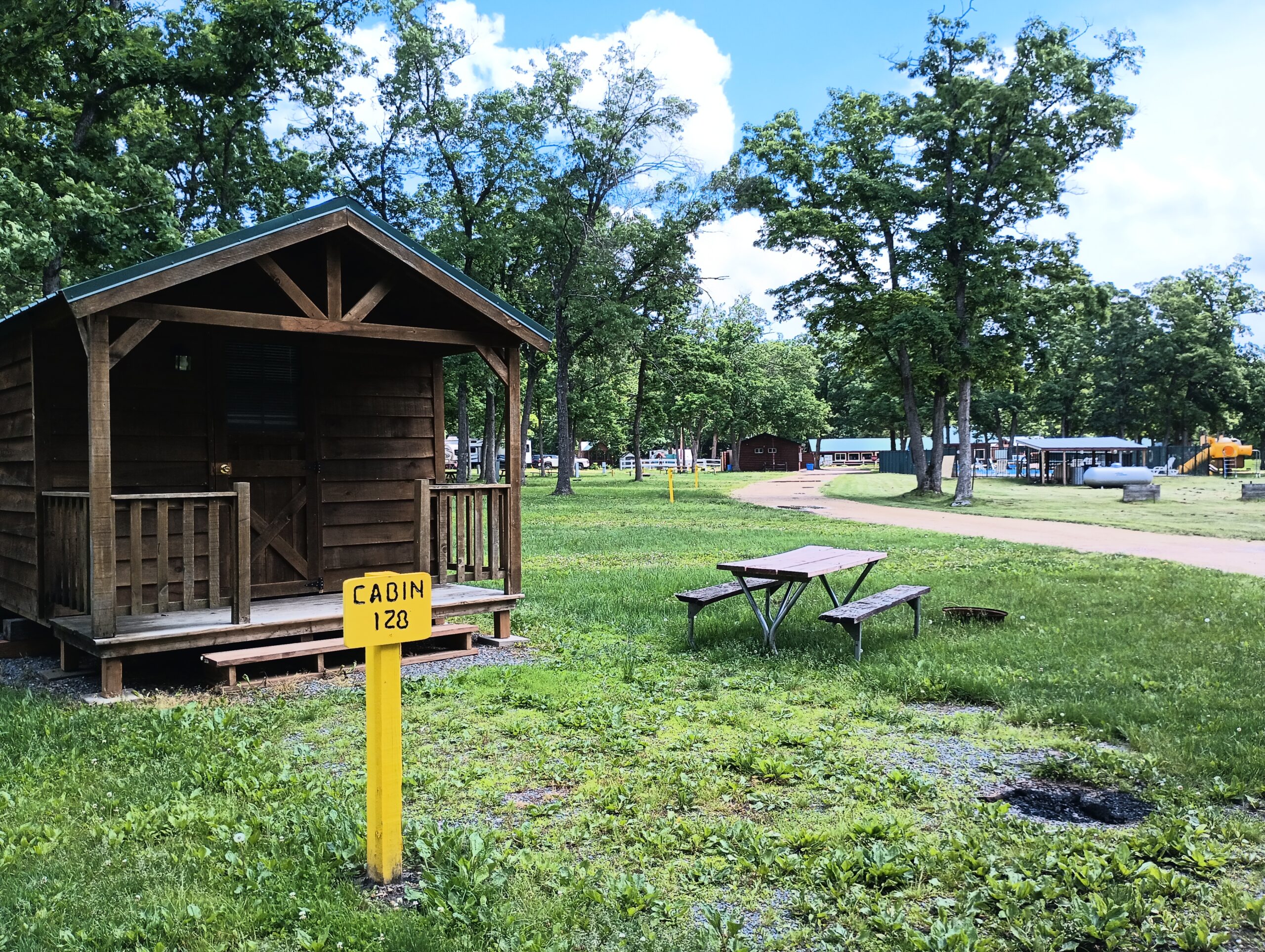 Cabins for rent at natures touch campground